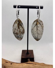 EDICIÓN LIMITADA pendientes artesanos de hoja natural