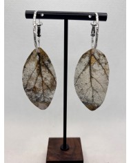 EDICIÓN LIMITADA pendientes artesanos de hoja natural