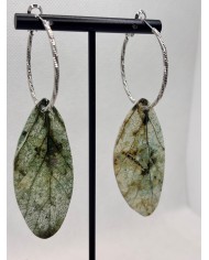 EDICIÓN LIMITADA pendientes artesanos de hoja natural
