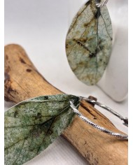 EDICIÓN LIMITADA pendientes artesanos de hoja natural