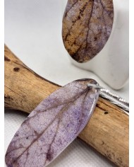 PENDIENTES ARTESANOS DE HOJA NATURAL