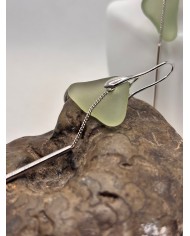 PENDIENTES ARTESANOS DE CRISTAL MARINO O LÁGRIMAS DE SIRENA