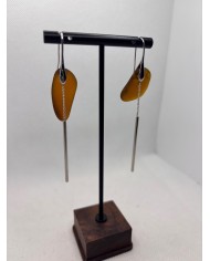 PENDIENTES ARTESANOS DE CRISTAL MARINO