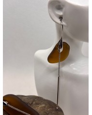 PENDIENTES ARTESANOS DE CRISTAL MARINO