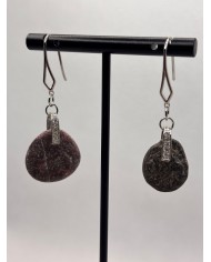 PENDIENTES ARTESANOS DE PIEDRAS DEL MAR