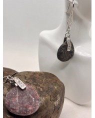 PENDIENTES ARTESANOS DE PIEDRAS DEL MAR