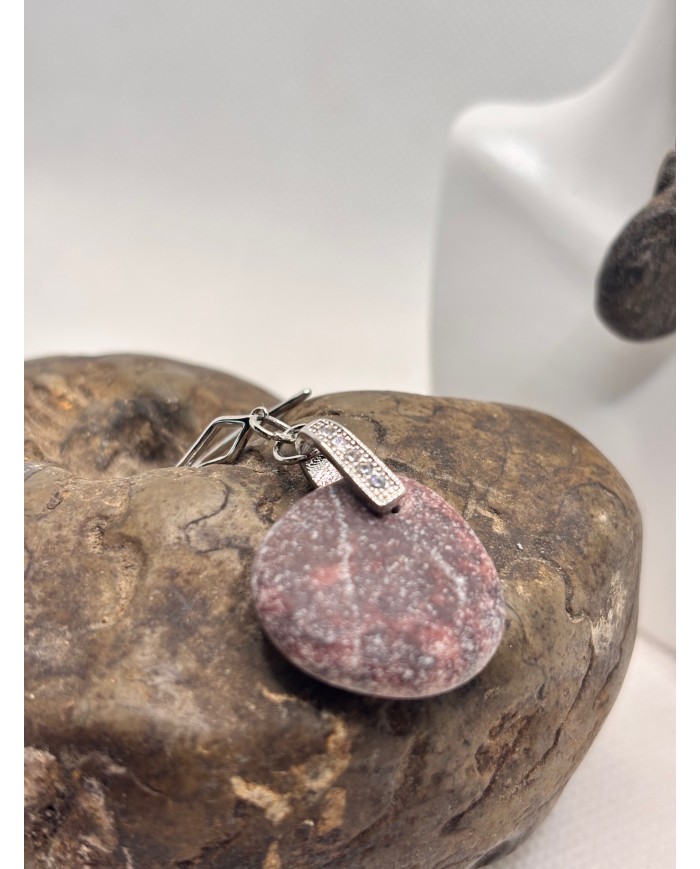 PENDIENTES ARTESANOS DE PIEDRAS DEL MAR