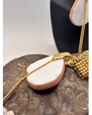 PENDIENTES ARTESANOS DE AZULEJOS DESGASTADOS POR EL MAR