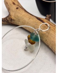 PENDIENTES DE CRISTAL MARINO O LÁGRIMAS DE SIRENA