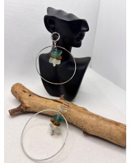 PENDIENTES DE CRISTAL MARINO O LÁGRIMAS DE SIRENA