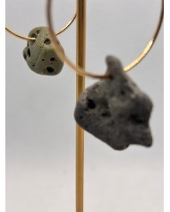 PENDIENTES ARTESANOS DE PIEDRAS DEL MAR