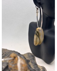 PENDIENTES ARTESANOS DE PIEDRAS DEL MEDITERRANEO