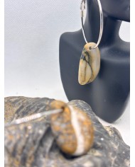 PENDIENTES ARTESANOS DE PIEDRAS DEL MEDITERRANEO