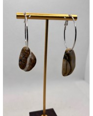 PENDIENTES ARTESANOS DE PIEDRAS DEL MEDITERRANEO