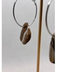 PENDIENTES ARTESANOS DE PIEDRAS DEL MEDITERRANEO