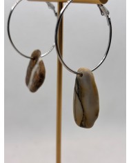 PENDIENTES ARTESANOS DE PIEDRAS DEL MAR