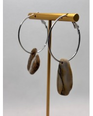 PENDIENTES ARTESANOS DE PIEDRAS DEL MEDITERRANEO