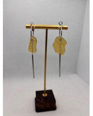 PENDIENTES ARTESANOS DE CRISTAL MARINO O LÁGRIMAS DE SIRENA