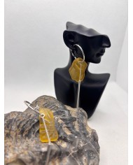 PENDIENTES ARTESANOS DE CRISTAL MARINO O LÁGRIMAS DE SIRENA