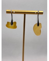 PENDIENTES ARTESANOS DE CRISTAL MARINO