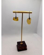 PENDIENTES ARTESANOS DE CRISTAL MARINO O LÁGRIMAS DE SIRENA