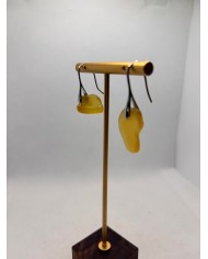 PENDIENTES ARTESANOS DE CRISTAL MARINO O LÁGRIMAS DE SIRENA