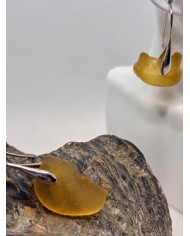 PENDIENTES ARTESANOS DE CRISTAL MARINO O LÁGRIMAS DE SIRENA