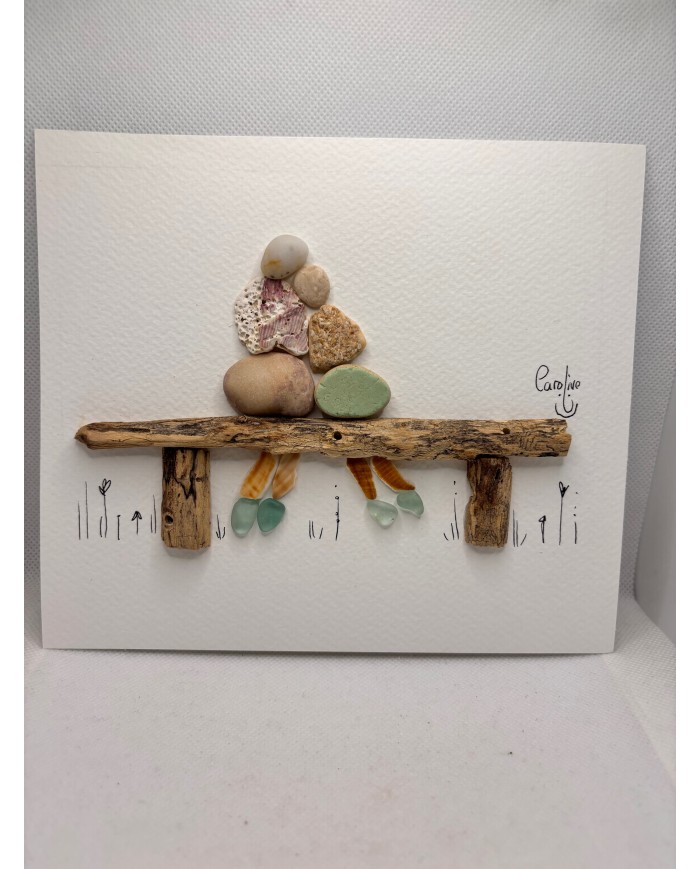 ILUSTRACIÓN  HECHA CON TROCITOS DE MEDITERRÁNEO