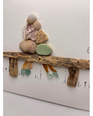 ILUSTRACIÓN  HECHA CON TROCITOS DE MEDITERRÁNEO