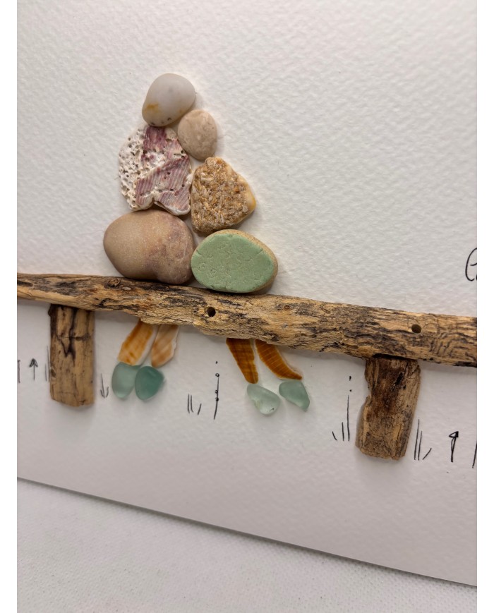 ILUSTRACIÓN  HECHA CON TROCITOS DE MEDITERRÁNEO