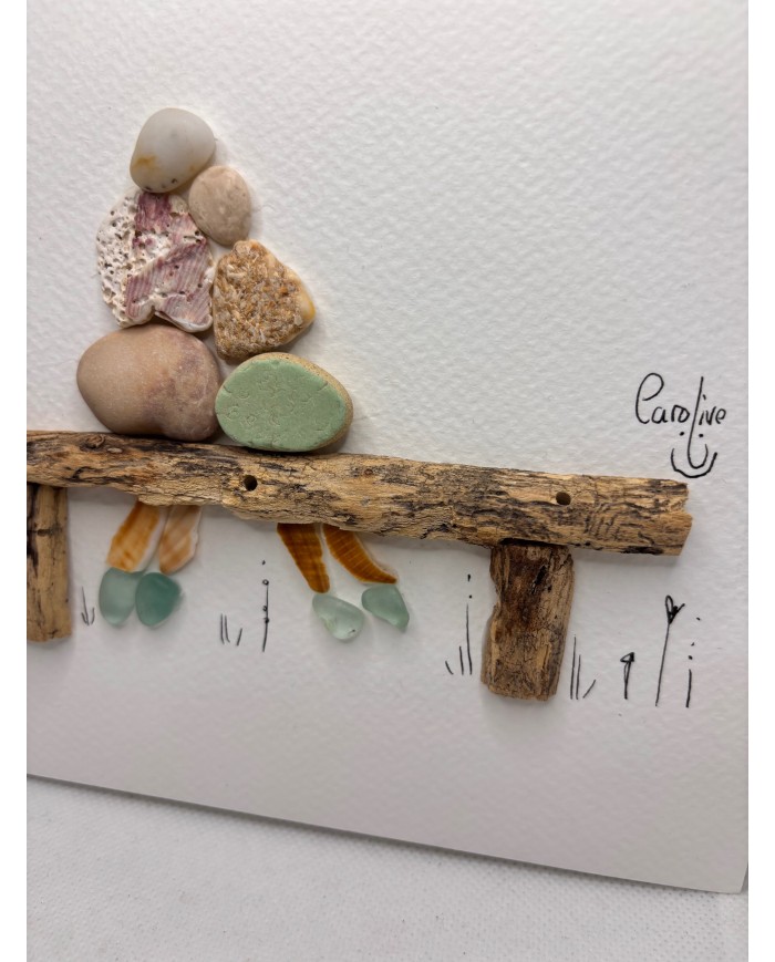 ILUSTRACIÓN  HECHA CON TROCITOS DE MEDITERRÁNEO