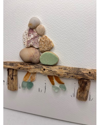 ILUSTRACIÓN  HECHA CON TROCITOS DE MEDITERRÁNEO