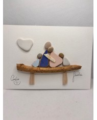 ILUSTRACIÓN HECHA CON TROCITOS DE MEDITERRÁNEO