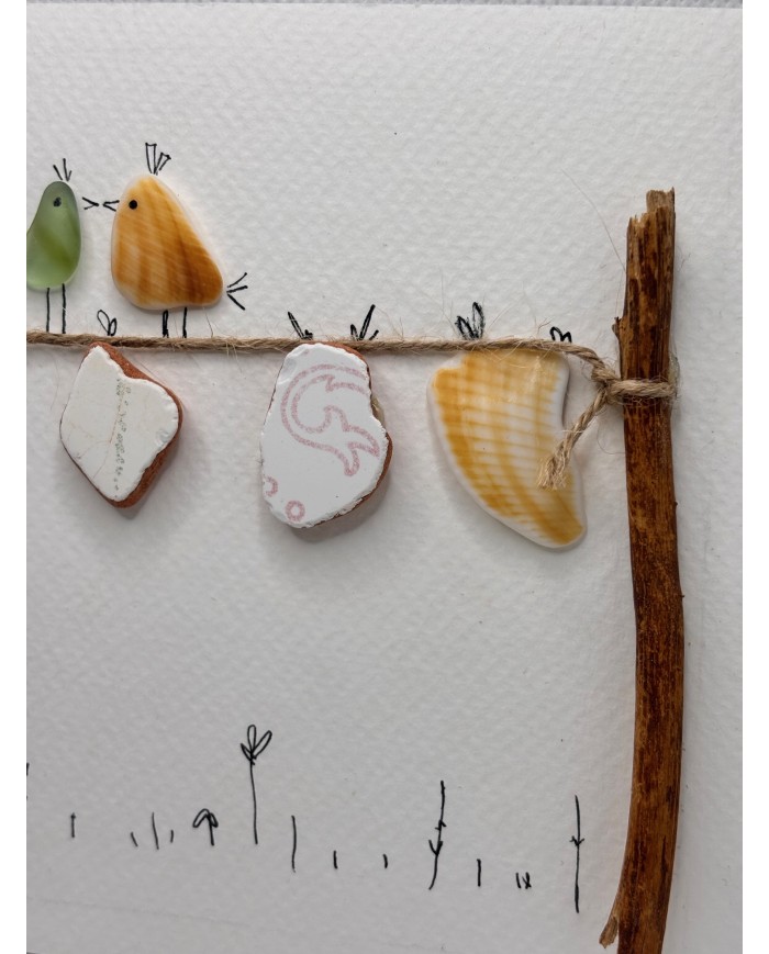 ILUSTRACIÓN HECHA CON TROCITOS DE MEDITERRÁNEO