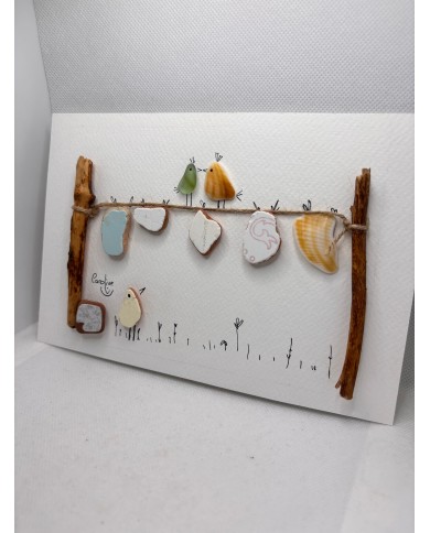 ILUSTRACIÓN HECHA CON TROCITOS DE MEDITERRÁNEO