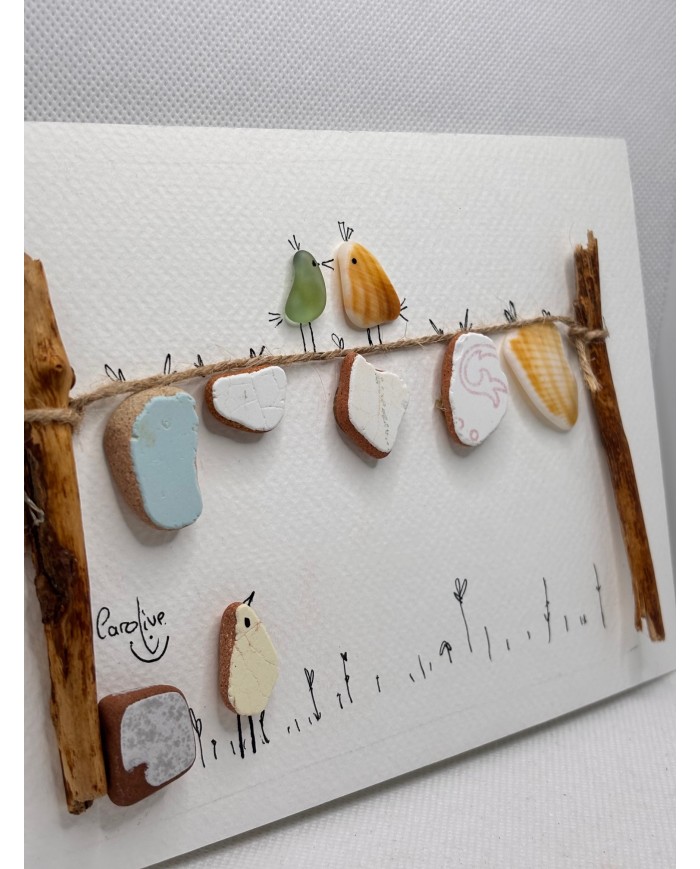 ILUSTRACIÓN HECHA CON TROCITOS DE MEDITERRÁNEO