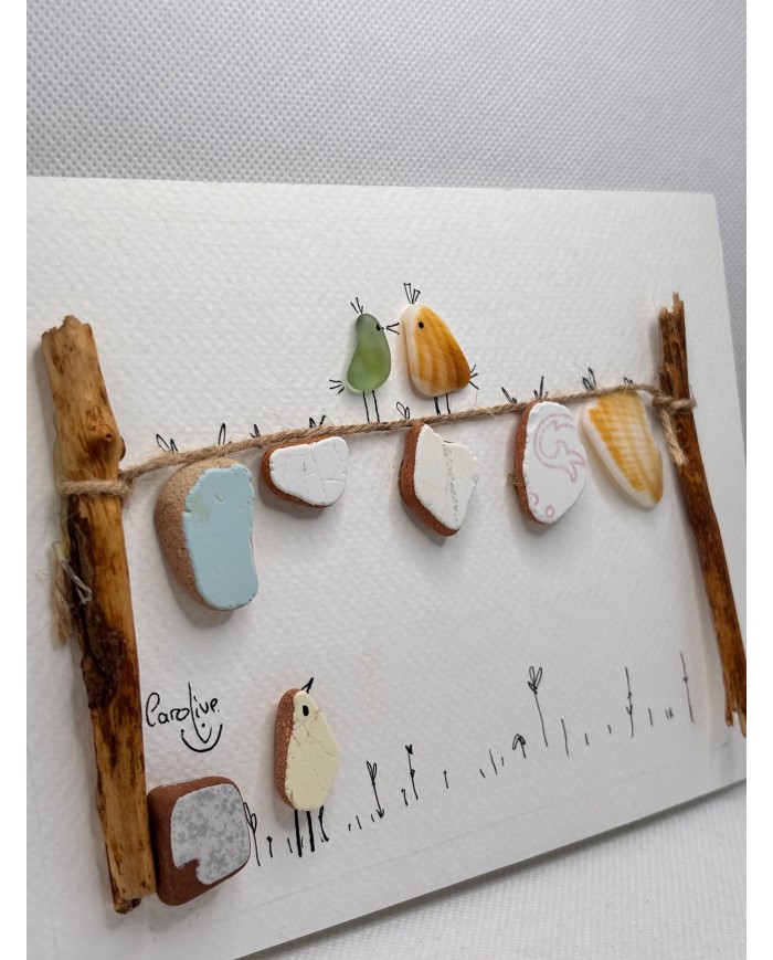 ILUSTRACIÓN HECHA CON TROCITOS DE MEDITERRÁNEO