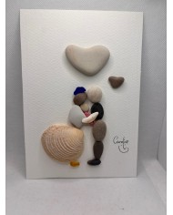 ILUSTRACIÓN HECHAS CON TROCITOS DEL MAR MEDITERRÁNEO