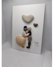 ILUSTRACIÓN HECHAS CON TROCITOS DEL MAR MEDITERRÁNEO