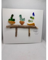 ILUSTRACIÓN HECHAS CON TROCITOS DEL MAR MEDITERRÁNEO