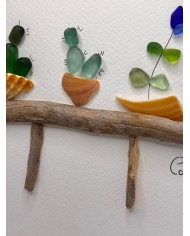 ILUSTRACIÓN HECHA CON TROCITOS DEL MAR MEDITERRÁNEO