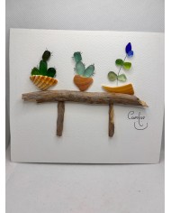 ILUSTRACIÓN HECHA CON TROCITOS DEL MAR MEDITERRÁNEO