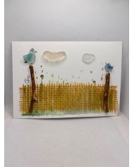 ILUSTRACIÓN HECHA CON CRISTAL MARINO O LÁGRIMAS DE SIRENA