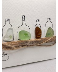 ILUSTRACIÓN HECHA CON CRISTAL MARINO O LÁGRIMAS DE SIRENA