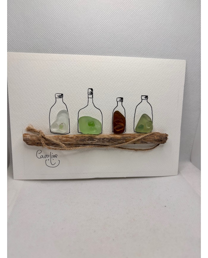 ILUSTRACIÓN HECHA CON CRISTAL MARINO O LÁGRIMAS DE SIRENA