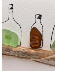 ILUSTRACIÓN HECHA CON CRISTAL MARINO O LÁGRIMAS DE SIRENA