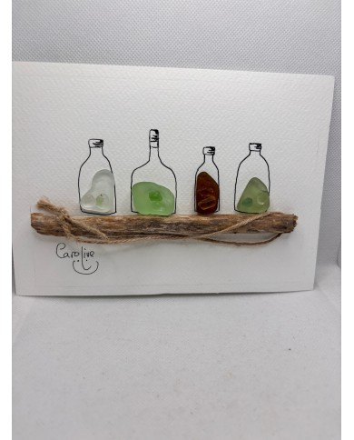 ILUSTRACIÓN HECHA CON CRISTAL MARINO O LÁGRIMAS DE SIRENA