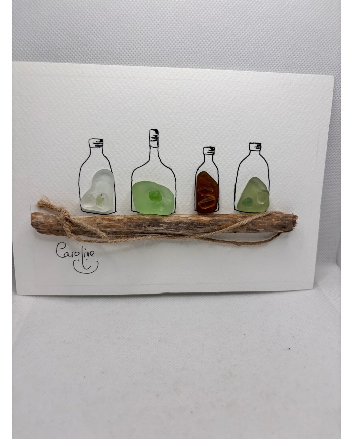 ILUSTRACIÓN HECHA CON CRISTAL MARINO O LÁGRIMAS DE SIRENA