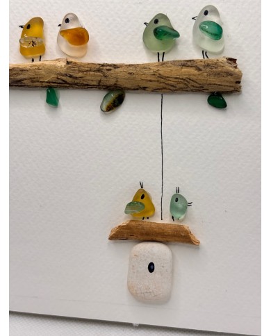 ILUSTRACIÓN HECHA CON CRISTAL MARINO O LÁGRIMAS DE SIRENA