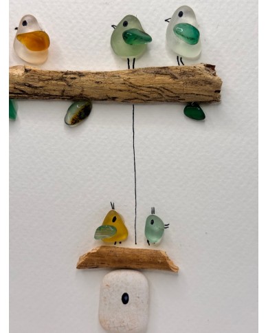 ILUSTRACIÓN HECHA CON CRISTAL MARINO O LÁGRIMAS DE SIRENA